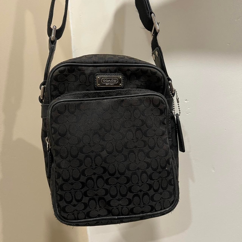 Y2K 2000s Coach Cross Body Messenger Bag Shoulder Bag / Handbag